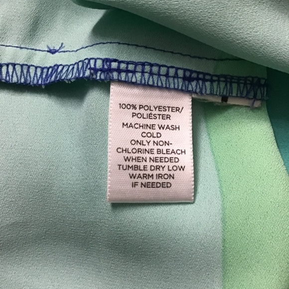 LOFT Sea Glass Striped Blouse - Picture 5 of 5